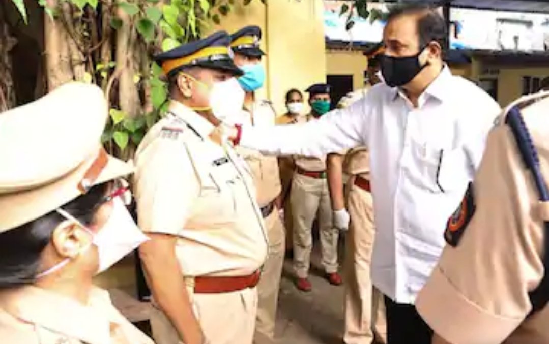 Adarsh Maharashtra | पोलीस निरीक्षकाला  सहकाऱ्याच्या मृत्यूनंतर पोलीस निरीक्षकालाही कोसळलं...