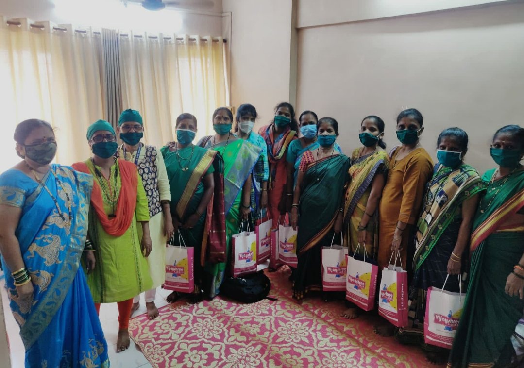 Adarsh Maharashtra | भांडूप मध्ये साडीचोळीने ओटी...