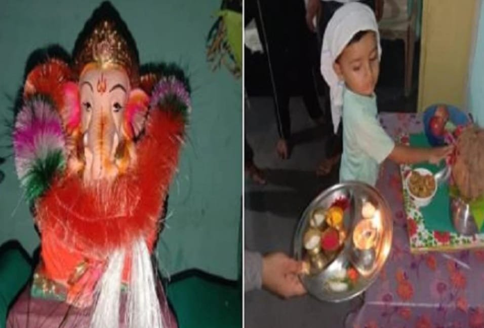 Adarsh Maharashtra | बाप्पासाठी चिमुकल्याचा...