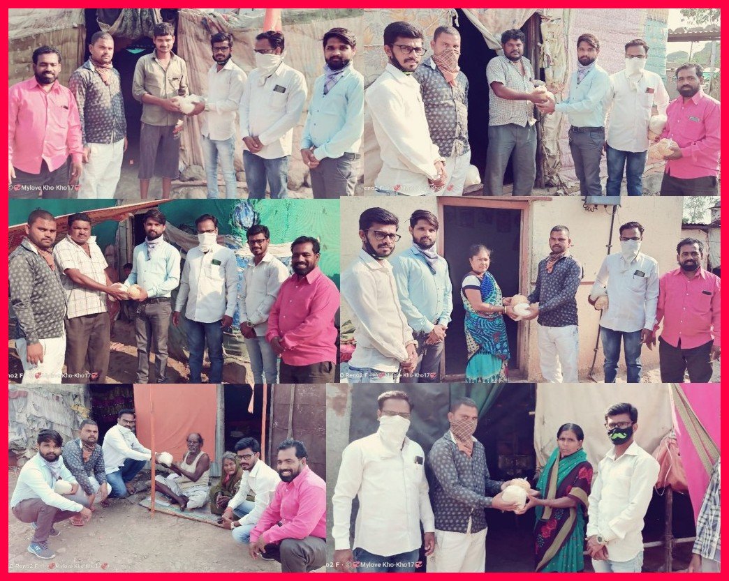 Adarsh Maharashtra | साथ प्रतिष्ठानने दिला खेड बु...