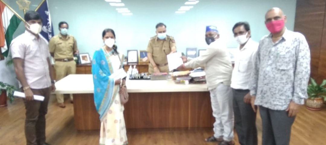 Adarsh Maharashtra | भिमपँथर राजेश गवळी यांच्या नेतृत्वाखाली शिष्टमंडळ भेटले पोलीस आयुक्त...