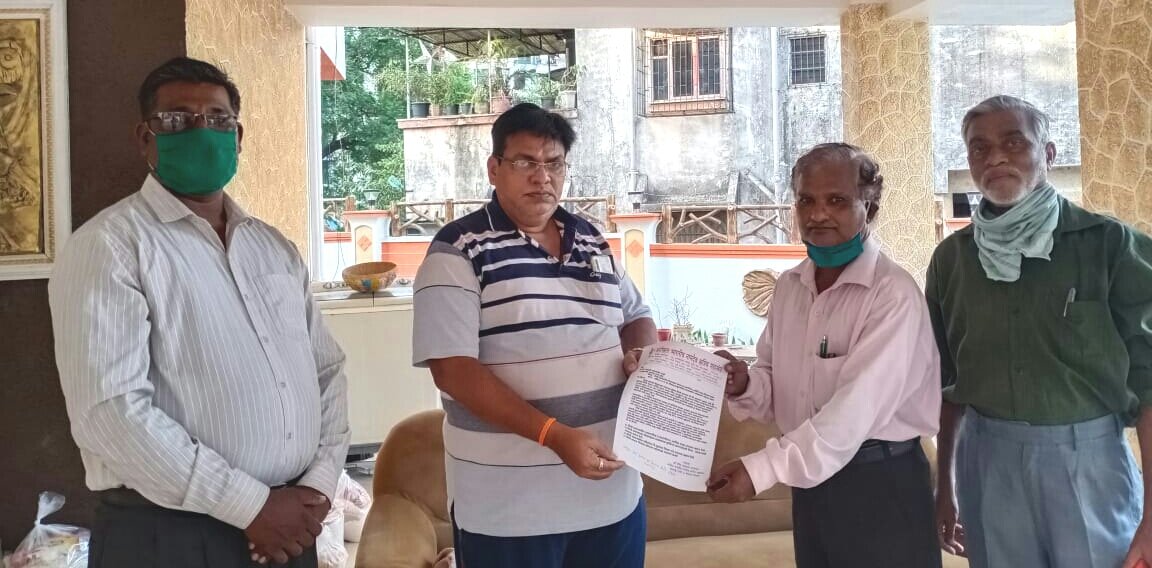 Adarsh Maharashtra | शिंपी समाजाला आर्थिक पॅकेज दयावे - समाजसेवक गणेश हिरवे