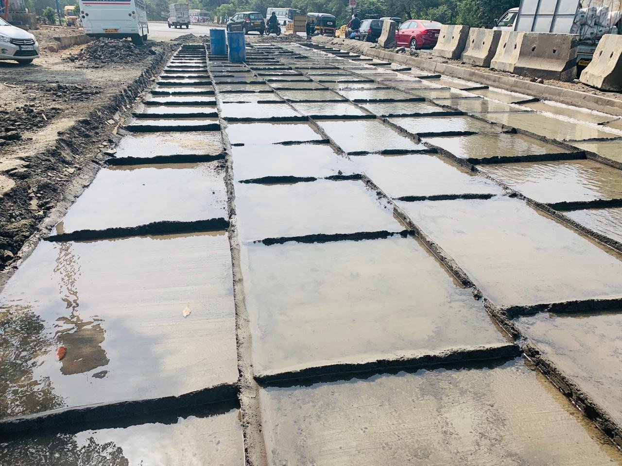 Adarsh Maharashtra | ओएनजीसी गेट समोरील रस्त्याचे कॉंक्रीटीकरण पूर्णत्वाकडे !