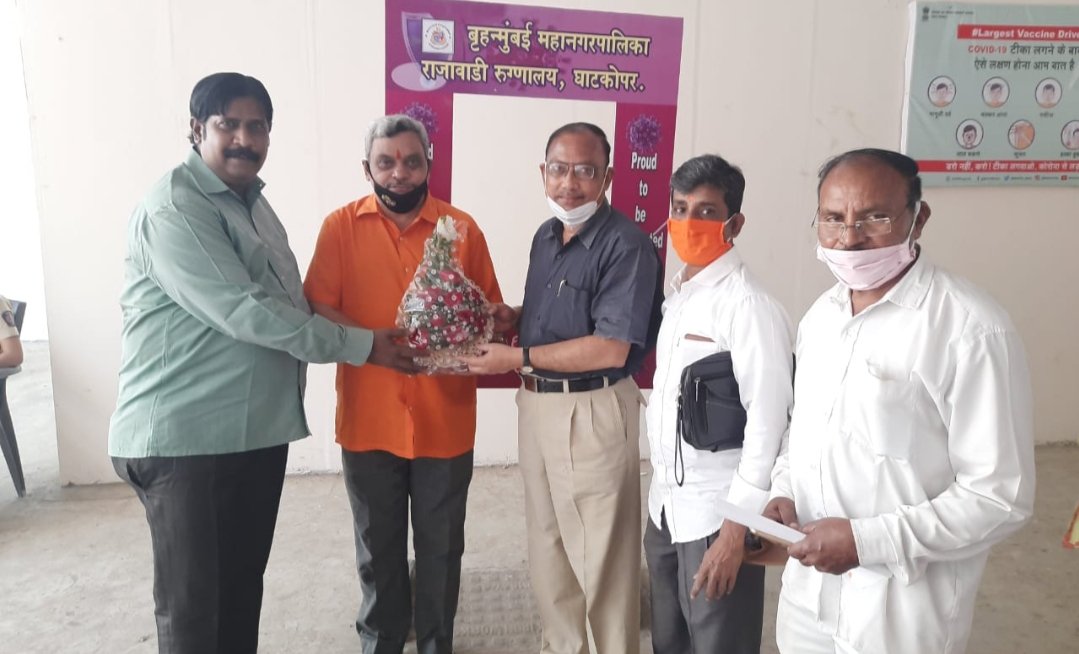 Adarsh Maharashtra | शिवसैनिकांनी केला मनपा अधिकारी शिरसाठ यांचा सम्मान