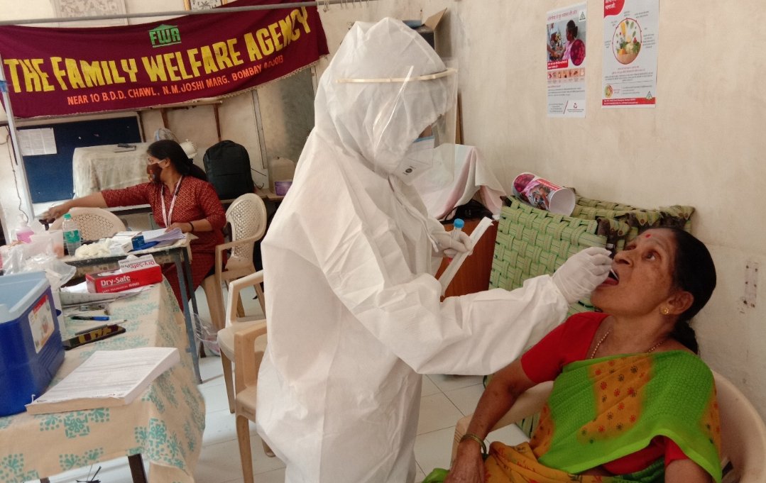 Adarsh Maharashtra | फॅमिली वेल्फेअर एजन्सीच्या वतीने कोविड १९ चाचणी शिबीर संपन्न