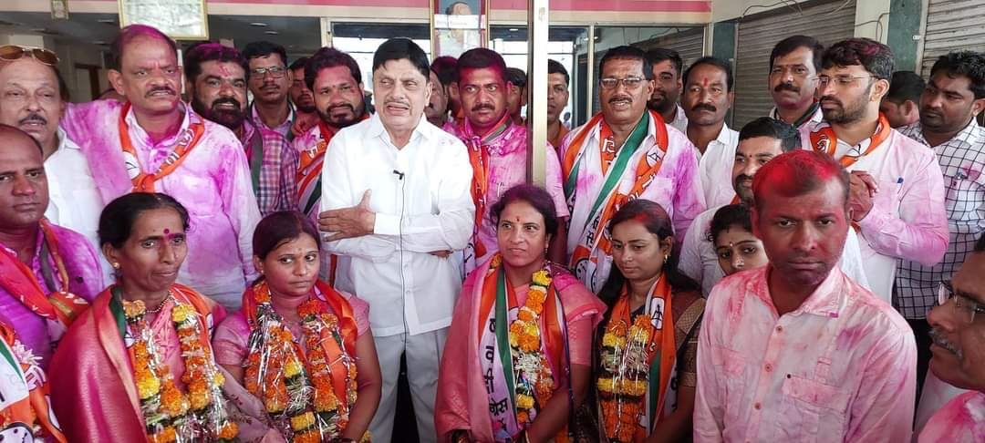 Adarsh Maharashtra | कर्जत तालुक्यांतील पोटल ग्रामपंचायतीवर महविकास आघाडीचा झेंडा; महाविकास...