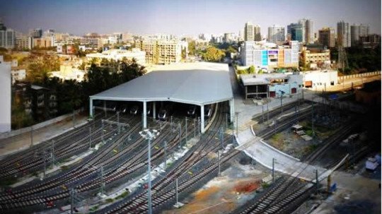 Adarsh Maharashtra | मेट्रोच्या चारकोप डेपोचे ९० टक्के काम पूर्ण