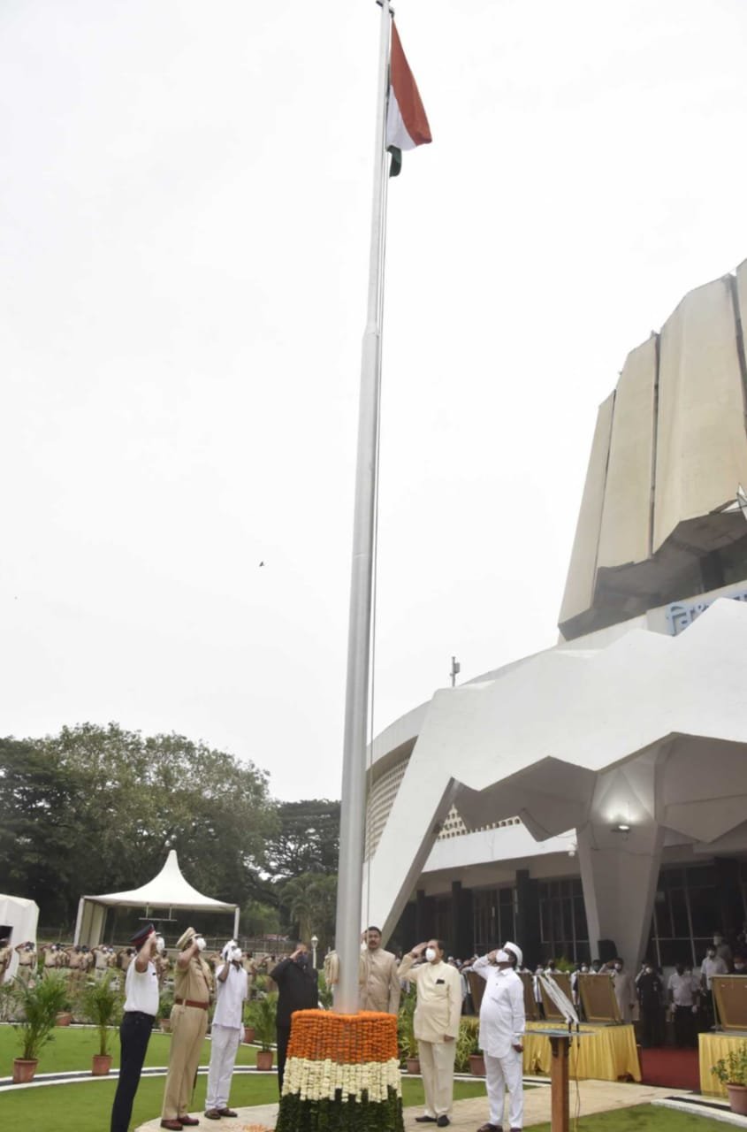 Adarsh Maharashtra | विधान भवन येथे ध्वजारोहण